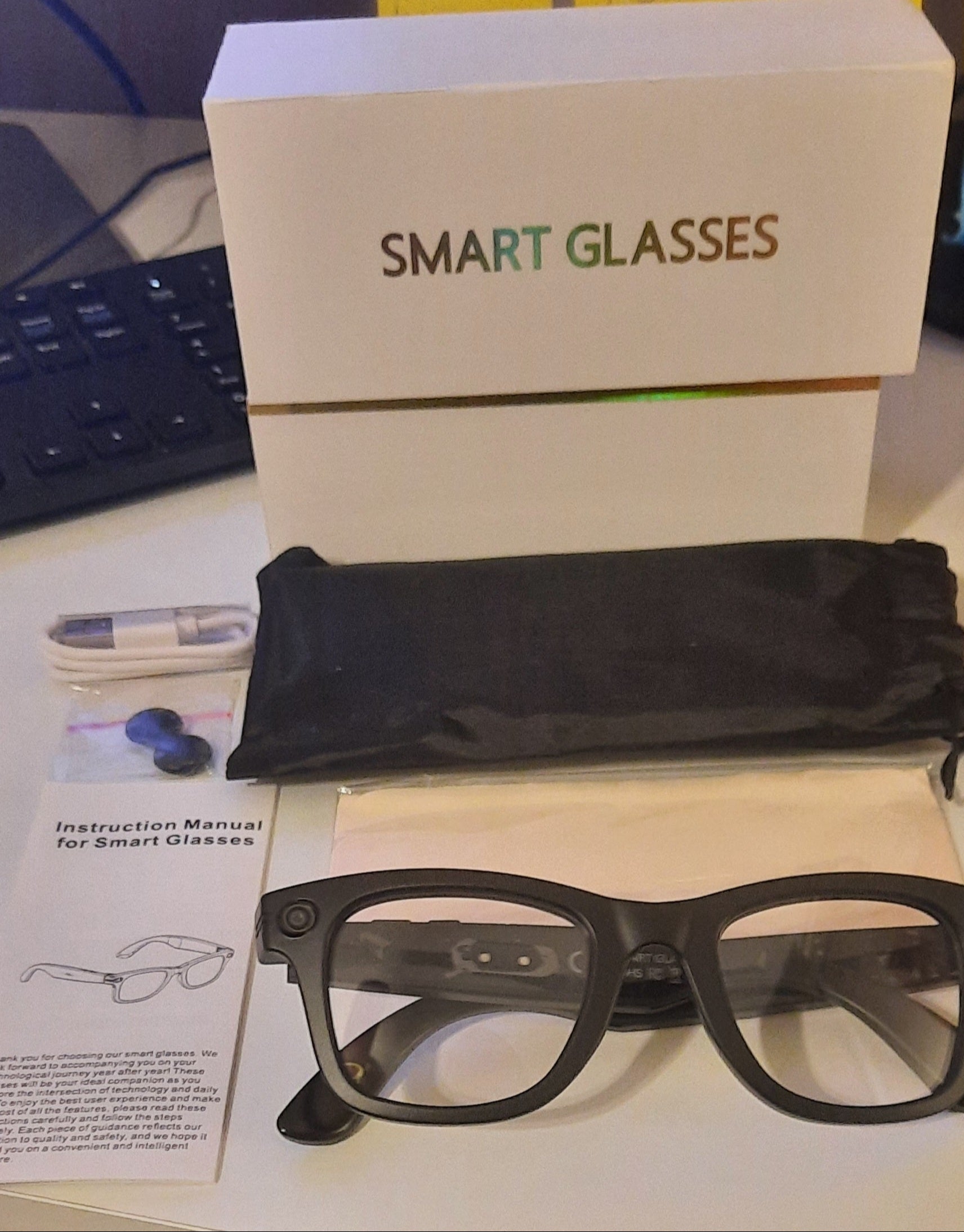 W610 AI Smart Glasses- Record, Translate, Stay Connected Hands Free