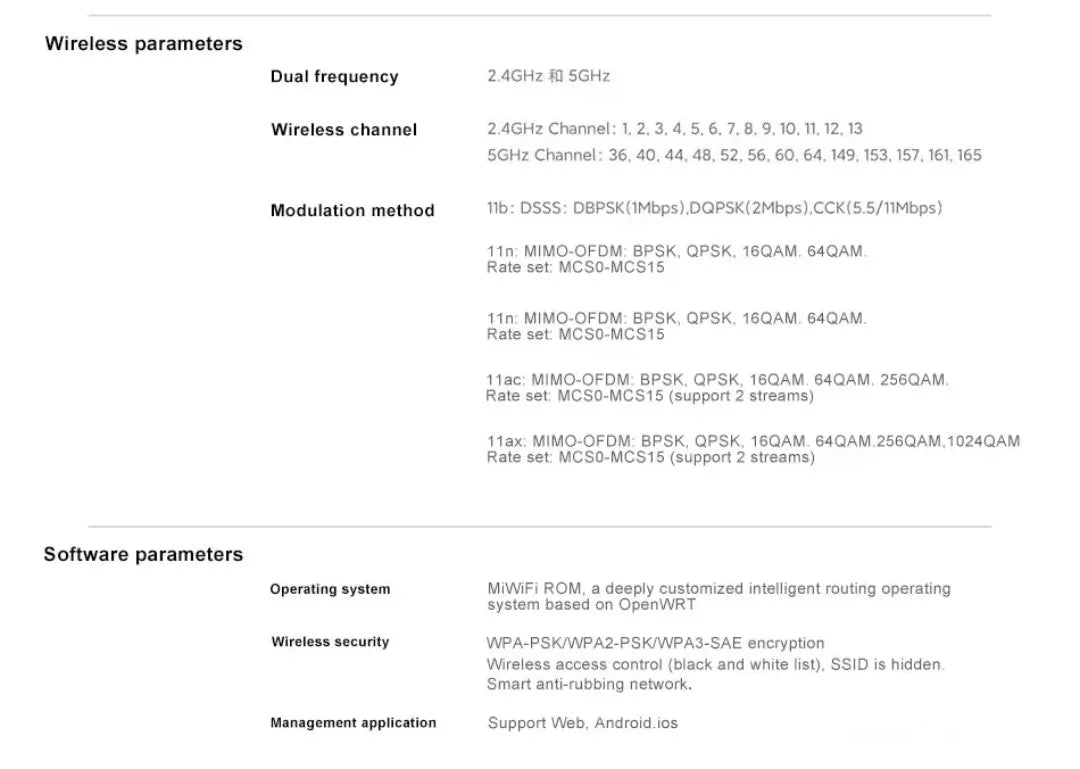 AX3000 Wifi Router Repeater